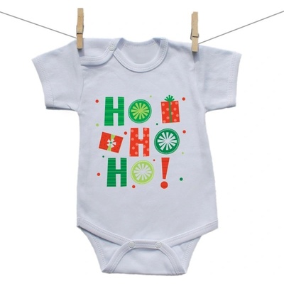 Boodyy Body s krátkym rukávom HO HO HO!