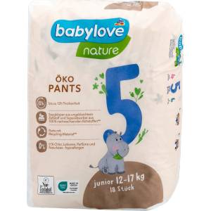 babylove Гащички ЕКО Junior, размер 5, (12-17 kg), 18 бр (1610275)