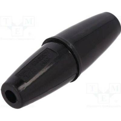 BULGIN FX0380/BK Zásuvka; 5x20mm; na kabel; Imax: 10A; Ujmen: 50V; Výv: vodiče