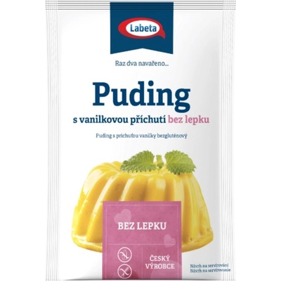 LABETA Puding s vanilkovou príchuťou bez lepku 40 g