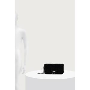 Zadig&Voltaire чанта crossbody дамска от велур (LWBA04434)