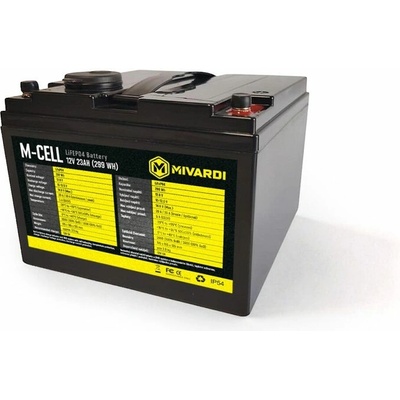 Mivardi M-CELL LiFePO4 12V 23Ah + 5A nabíjačka