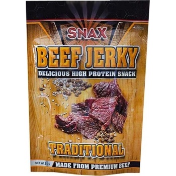 Snakit Foods Snax Beef Jerky Traditional Sušené hovězí maso 25 g