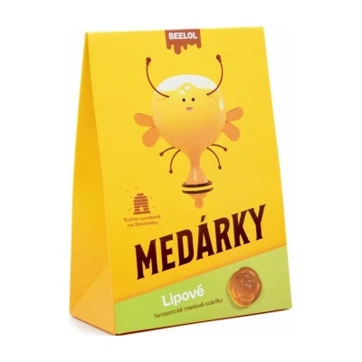 Beelol Medové cukríky s lipovým kvetom 70 g