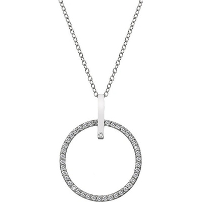 Hot Diamonds Stříbrný s pravým diamantem Flora DP718