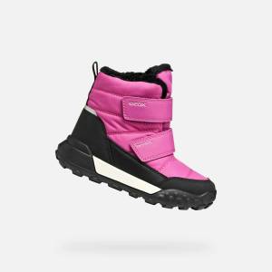 Geox Розови детски зимни обувки Geox Trekkyup B AB Geox | Rozov | Момичешки | 30