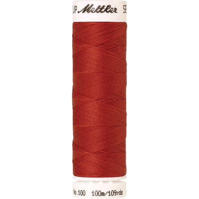 Nitě SERALON 100m na univerzální šití, polyester AMANN Mettler - více barev 6677: 1336 cihlová červená