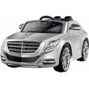 Beneo Elektrické autíčko Mercedes-Benz S600 EVA kolesá 12V 2,4 GHz dialkové ovládanie 2 X MOTOR lak ORGINAL licencia strieborná