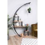 ASIR GROUP Етажерка за цветя GARDEN 180x85 cм кафява/черна (AS0823)
