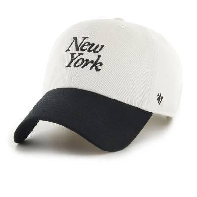 Шапка 47 MLB New York Yankees Foundation Script TT Clean Up cap - White (Sandstone / SSF)
