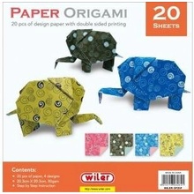 Papíry na origami 203x203mm 80g potištěn