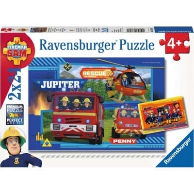 Ravensburger Požárník Sam: Výjezd 2 x 24 dílků