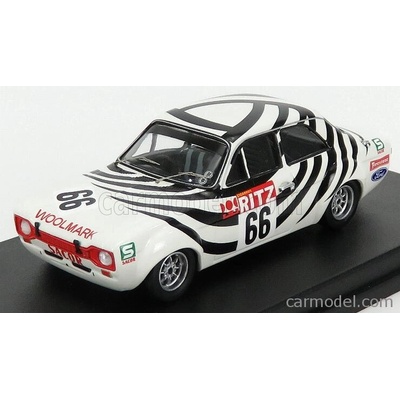 Trofeu Ford england Escort Mki N 66 Winner Montes Claros 1971 Francisco Santos Bílá Černá 1:43
