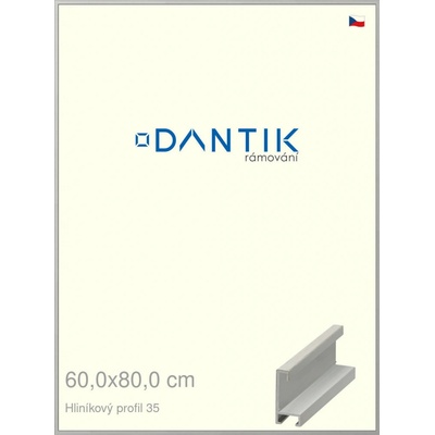 DANTIK rám na obraz 60 x 80 Dýha barevná šedá