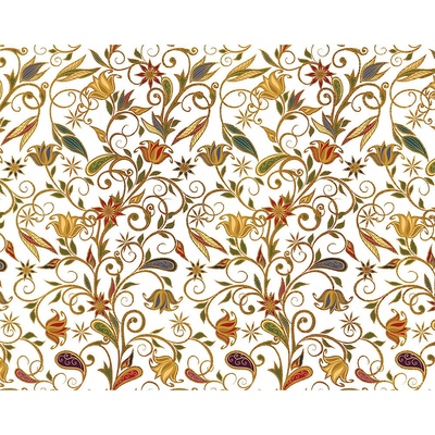 Darčekový baliaci papier florentia 70 x 100 cm - zlaté vetvičky