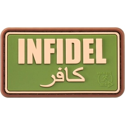 Gumová nášivka Jackets to Go Infidel - multicam