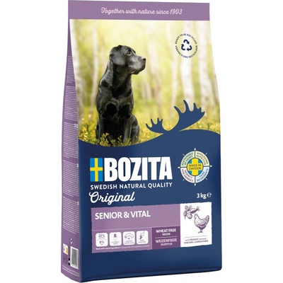 Bozita Original Senior & Vital s kuracím bez pšenice 2 x 3 kg