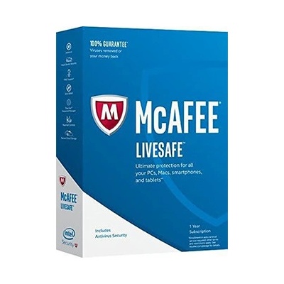 McAfee LiveSafe 1 lic. 8 rokov