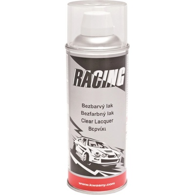 KWASNY RACING Bezfarebný lak 400ml, lesklý bezfarebný