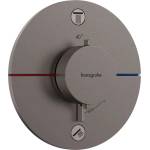 Hansgrohe ShowerSelect Comfort - Термостатичен смесител за вграждане, за 2 уреда, матиран черен хром 15556340 (15556340)