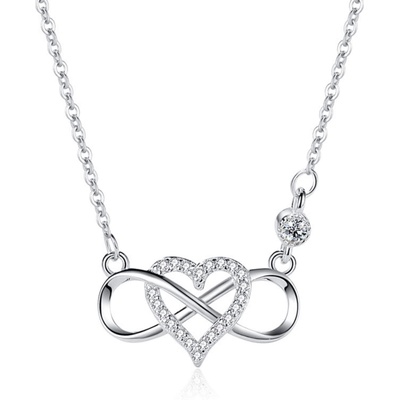 Silenti Jewelry Сребърно колие "Свързаност