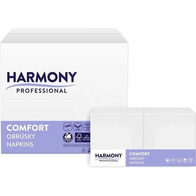 Harmony ubrousky Professional Gastro bílé 40x40cm 2V 250ks