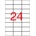 APLI Етикет, 70x37 mm, полиестер, APLI, прозрачен, 240 етикета в опаковка 10051 (10051)