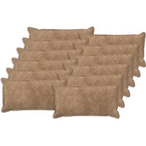 vidaXL Възглавница HOUTEN 12 бр. Таупе Микрофибърна фланела (934026)