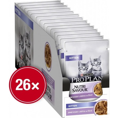 Purina Pro Plan Cat Junior krůta 26 x 85 g
