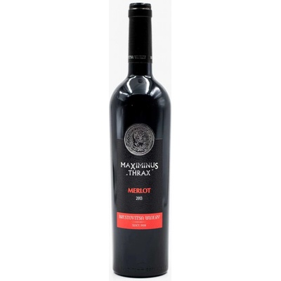 Brestovitsa Winery Maximinus Thrax Merlot červená 2013 14% 0,75 l (holá láhev)