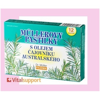 Müllerovy pastilky s Tee Tree Oil 12 ks