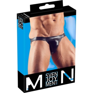 Svenjoyment - мъжки бляскав джокстрап - черен - desirel