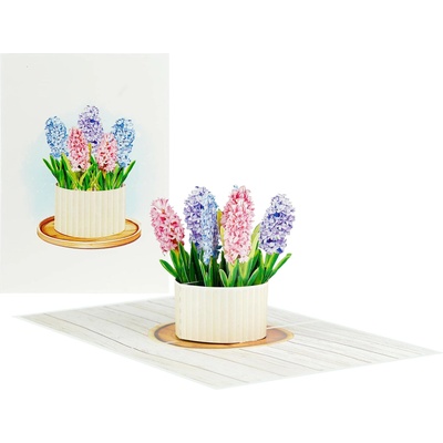 Kiriori 3d Поздравителна картичка "Зюмбюл"kiriori pop up