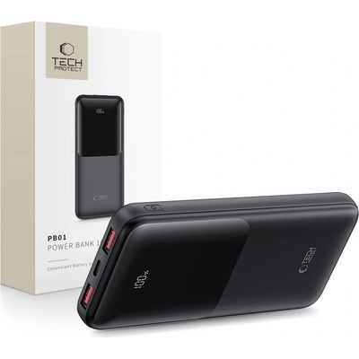 Tech-Protect PB01 10000mAh 22.5W čierny