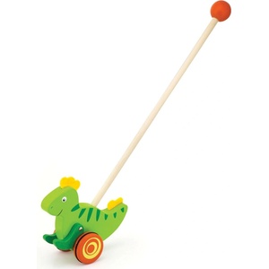 Viga Toys Дървена играчка за бутане Viga - Динозавър (50963)