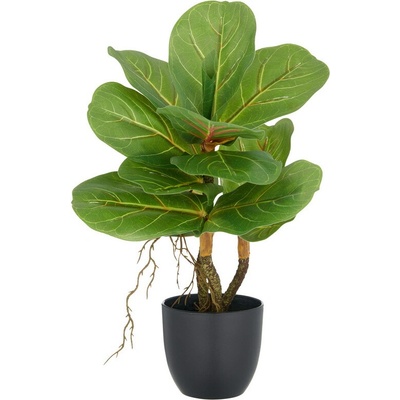 Umelá rastlina Fíkus Lyrata, 34cm