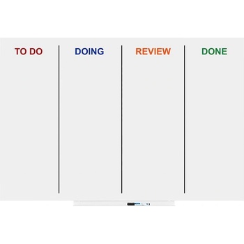 Rocada Бяла дъска-планер Skin Agile, магнитна, 100 х 150 cm (1077140086)