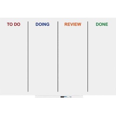 Rocada Бяла дъска-планер Skin Agile, магнитна, 100 х 150 cm (1077140086)