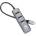 VCOM USB хъб VCom DH311B, 4-портов, USB Type-C, Сив (DH311B)