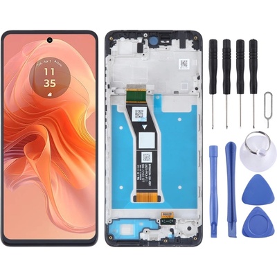 Motorola LCD Дисплей и Тъч Скрийн с Рамка за Motorola Moto G04