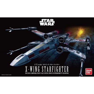Bandai Model Kit Plastic SW 01200 X Wing Starfighter 1:72