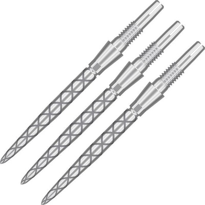 Hroty na steel šípky TARGET Swiss Point Storm Diamond 26mm, strieborné - 3ks