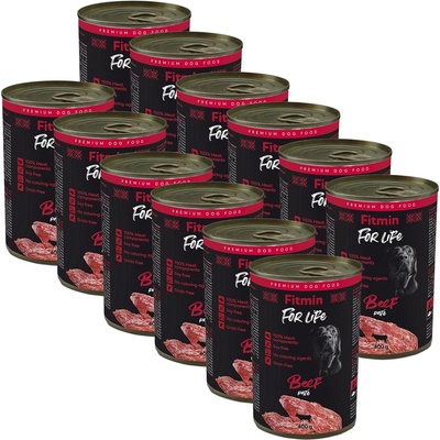 Fitmin Консерва Fitmin For Life BEEF пате 12 x 400 г