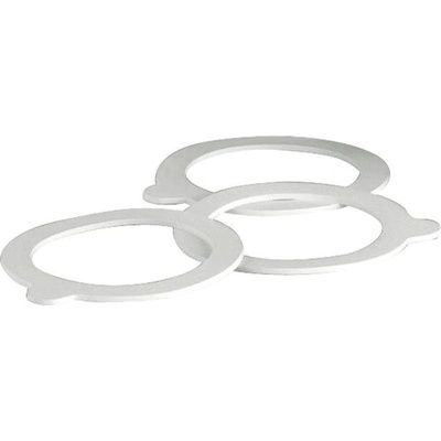 Gumičky na zavařování 94 mm / 68 mm, bílé (6 ks)