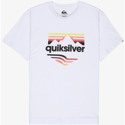 Quiksilver tričko Ev Horizon Fade White WBB0
