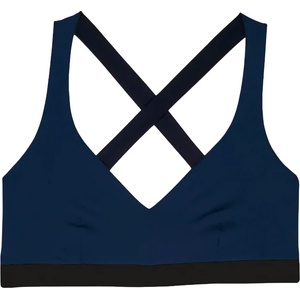 MYMARINI Дамско бикини горнище MYMARINI Women's Sport Bra Bikini top - Black / Navy (150-5683-0413)