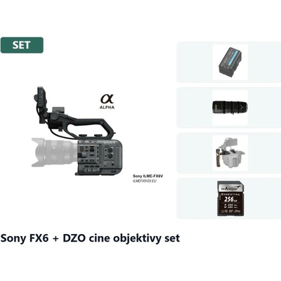 Sony FX6 + DZO cine objektivy set