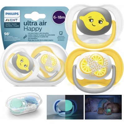Philips Avent cumlík Ultra air neutral citrusová 2ks