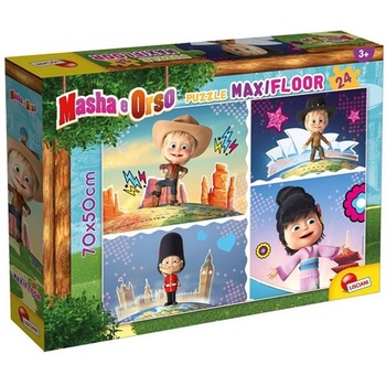 Lisciani Пъзел Lisciani - Maша и Мечока, Това е страхотно, 24 части (LI86085)