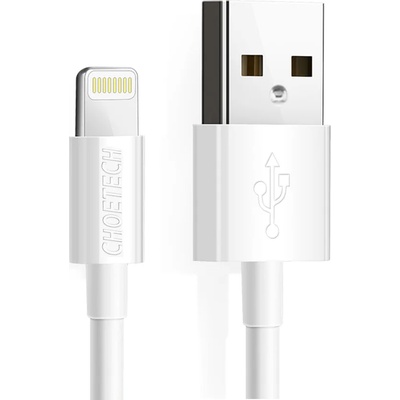 Choetech Кабел Choetech IP0027, USB-A към Lightning, MFI, 1.8m, бял (IP0027)